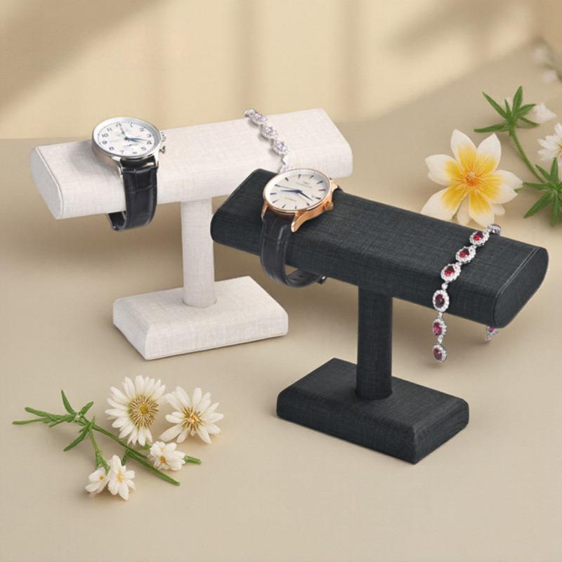 Luxury Watch Stand - PU Deri Saat Sergi Standı Lüks