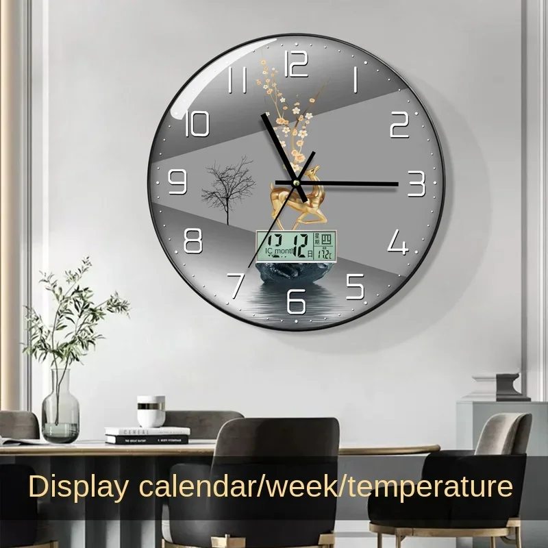 Luxury Watch Europe - İzle Duvar Saati Oturma Odası Takvim