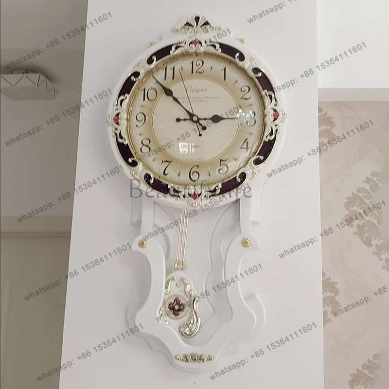 Luxury Watch Europe - Ahşap Vintage Duvar Saatleri Sessiz Sarkaçlı