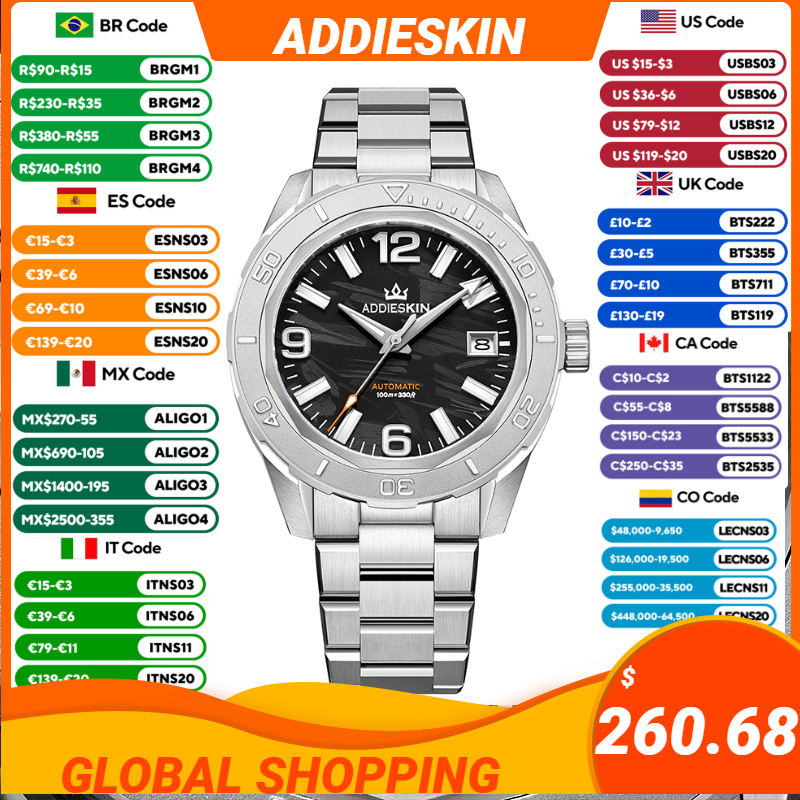 Luxury Watch Second Hand - AddiesKin Miyota9015 Mekanik Erkek Saat Otomatik