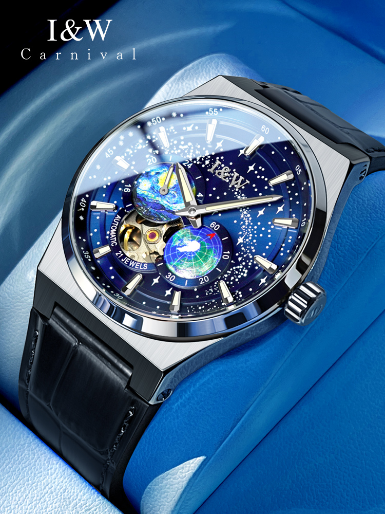 Luxury Watch Second Hand - KARNAVAL Yeni MIYOTA Hareketi Otomatik İzle