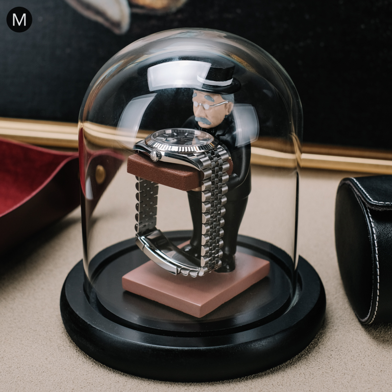 Luxury Watch Case - Masa Vintage saat tutucu organizatör durumda
