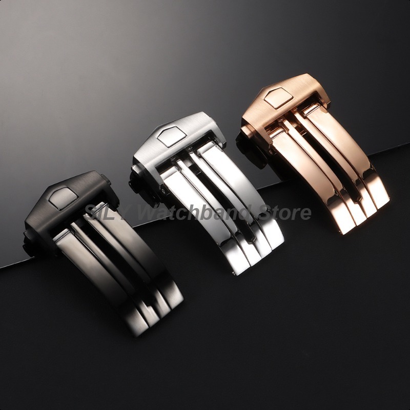 Luxury Watch News - 18mm 20mm Paslanmaz Çelik Katlanır Toka