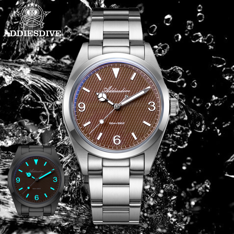 Luxury Watch Second Hand - ADDIESDIVE 36mm Erkek Saat Paslanmaz Çelik
