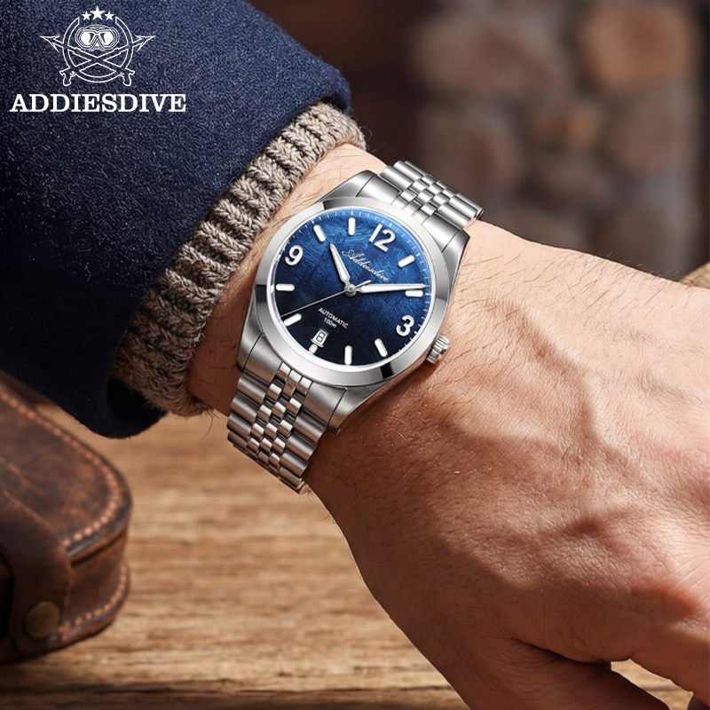 Luxury Watch Second Hand - ADDIESDIVE Otomatik Mekanik Saat AD2547 Safir