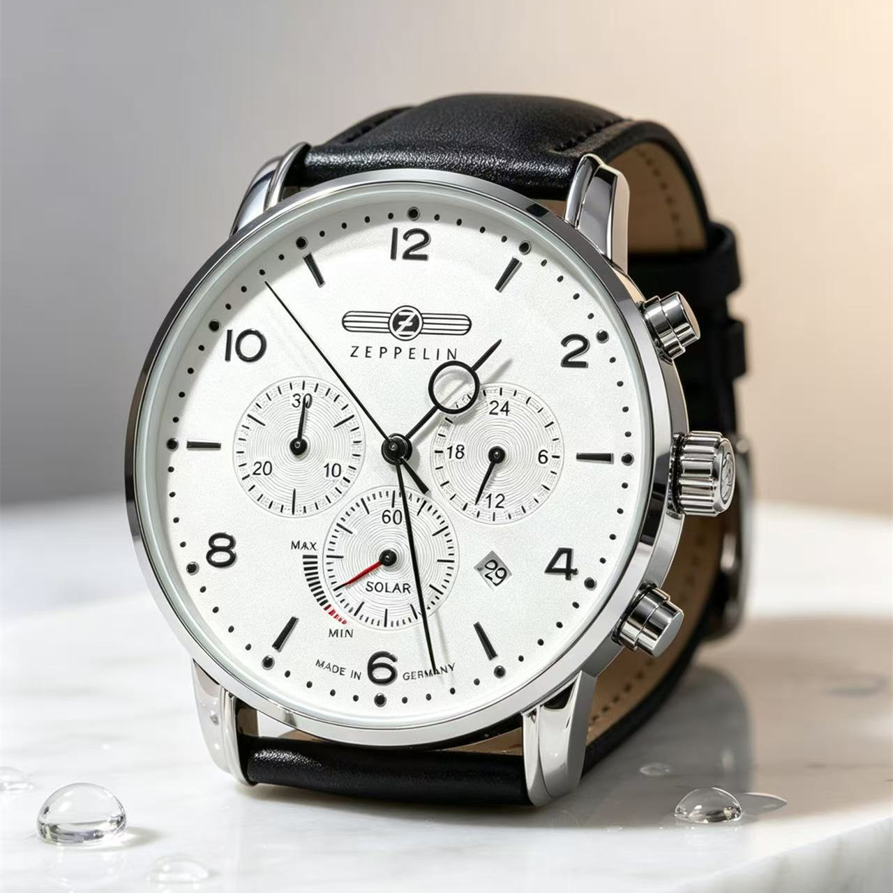 Luxury Watch Case - Zeppelin Airship Otomatik Tarih Göstergeli Erkek