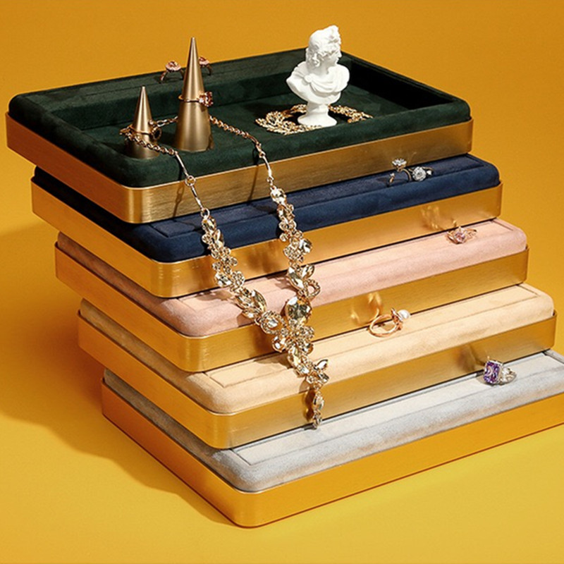 Luxury Watch Stand - Yüksek Leve kadife yüzük bilezik kolye