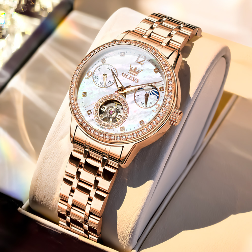 Luxury Watch Gift Box - OLEVS kadın saatleri üst marka lüks