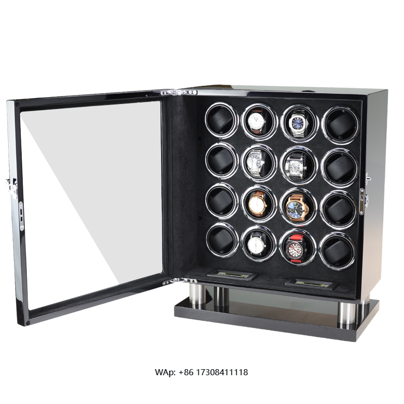 Luxury Watch Case - Lüks Otomatik Saat Çalıştırıcı Kasası Ahşap