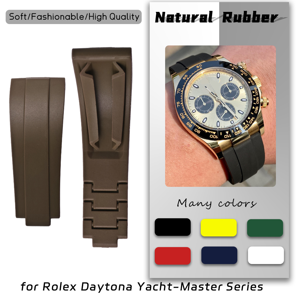 Rolex Watch Submariner - 20mm 21mm Kaliteli Doğal Kauçuk Saat