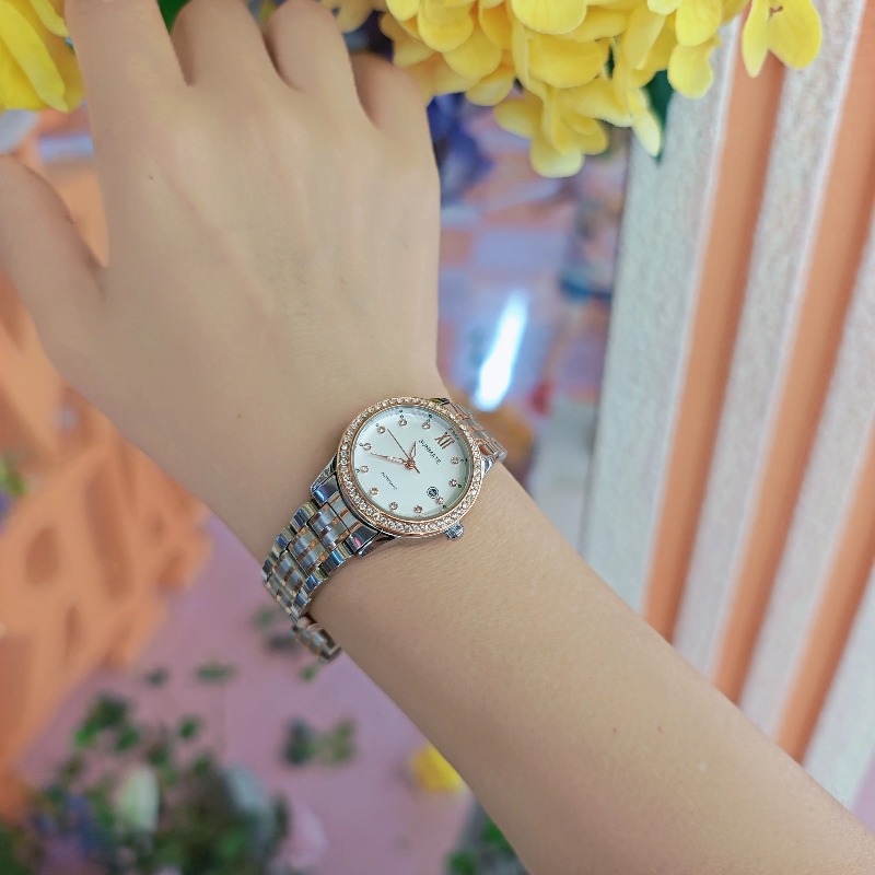 Luxury Watch Gift Box - SUNMATE Bayan Otomatik Mekanik Saat, Lüks