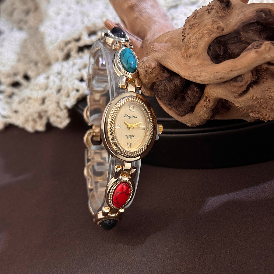 Renkli Taşlı Kadın Kuvars Saat - Luxury Watch Case incelemesi ve fiyatı