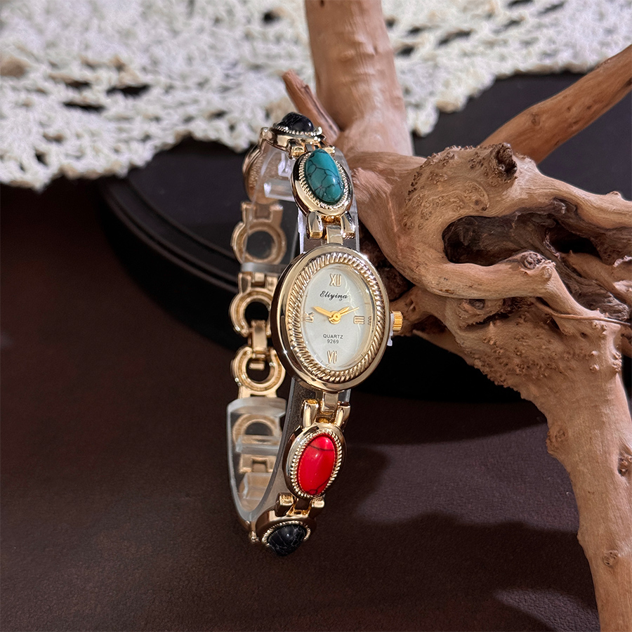 Renkli Taşlı Kadın Kuvars Saat - Luxury Watch Case incelemesi ve fiyatı