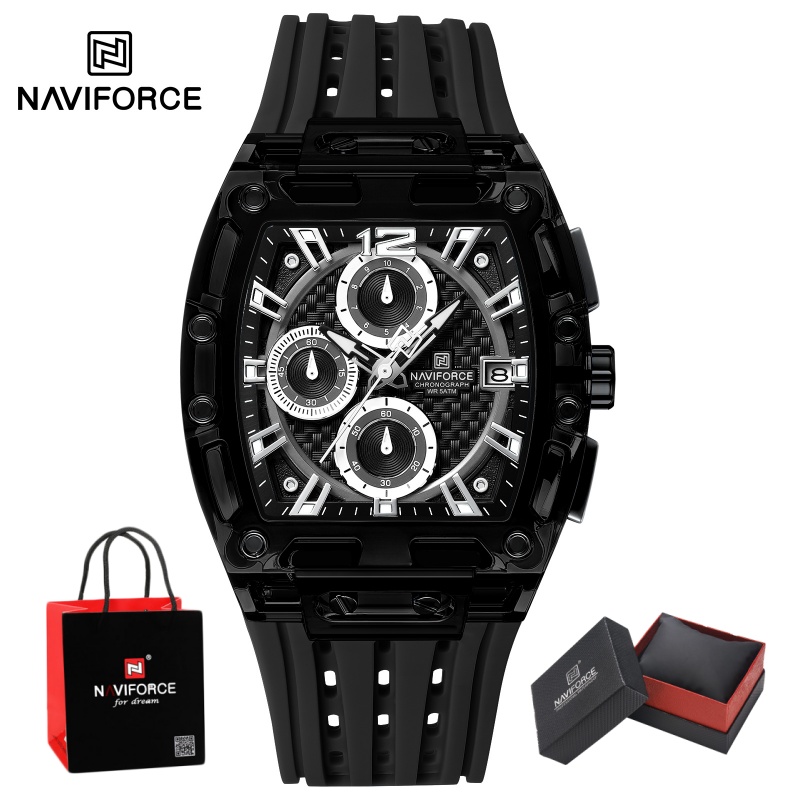 NAVIFORCE erkek saati 5ATM Su  - Luxury Watch Gift Box incelemesi ve fiyatı