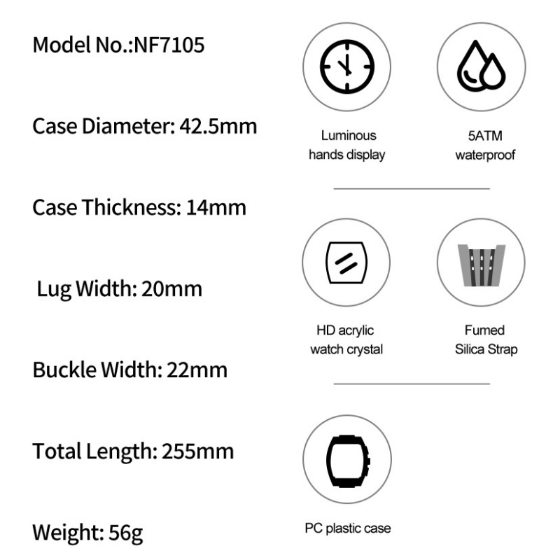 NAVIFORCE erkek saati 5ATM Su  - Luxury Watch Gift Box incelemesi ve fiyatı