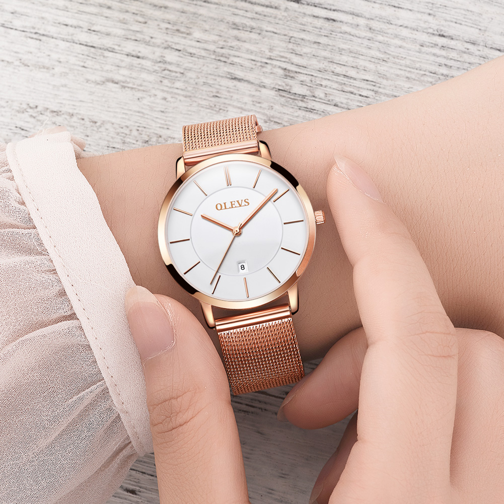 OLEVS kadınlar için saatler ku - Luxury Watch Gift Box incelemesi ve fiyatı