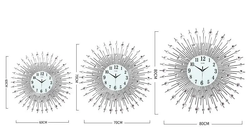 Lüks Duvar Saati 3D Sanat Saat - Luxury Watch Europe incelemesi ve fiyatı