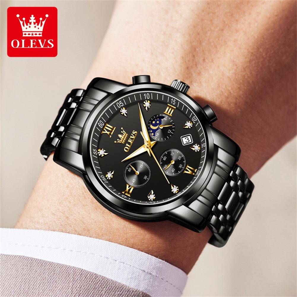 OLEVS Popüler erkek saatleri p - Luxury Watch News incelemesi ve fiyatı