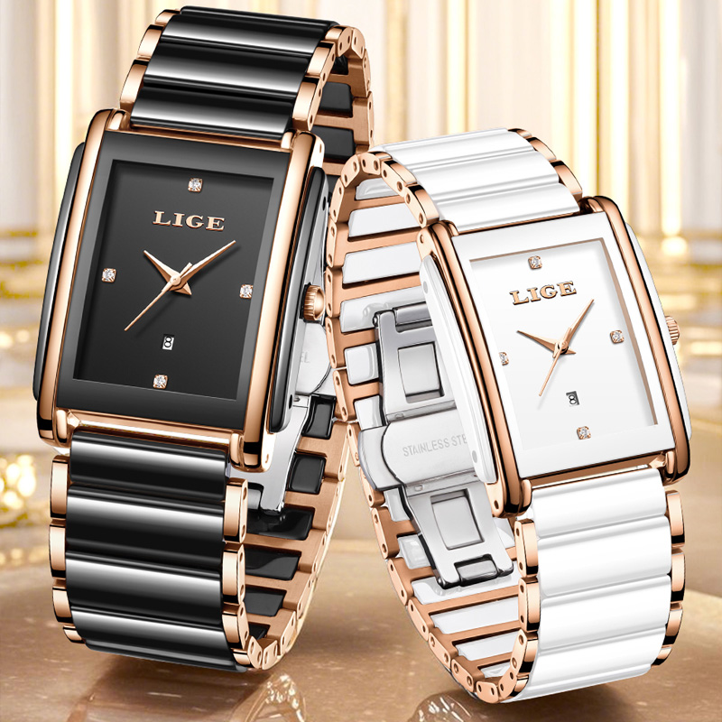 LIGE Moda Zarif kadın Saatleri - Luxury Watch Gift Box incelemesi ve fiyatı